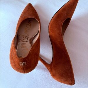 Sam Edelman Tan Suede Heels